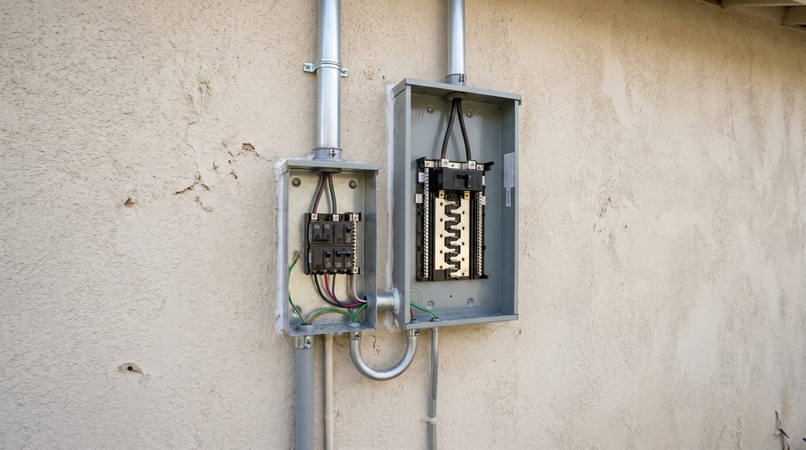 Commercial EV charger installation at a the Las Vegas Valley business