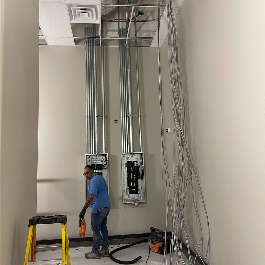 Wired Up Electric electrician on a service call