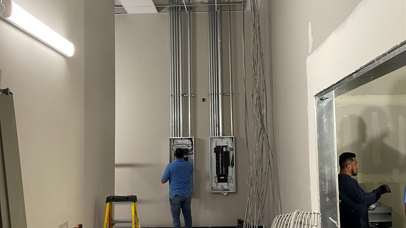 Wired Up Electric technician troubleshooting an electrical problem in Las Vegas