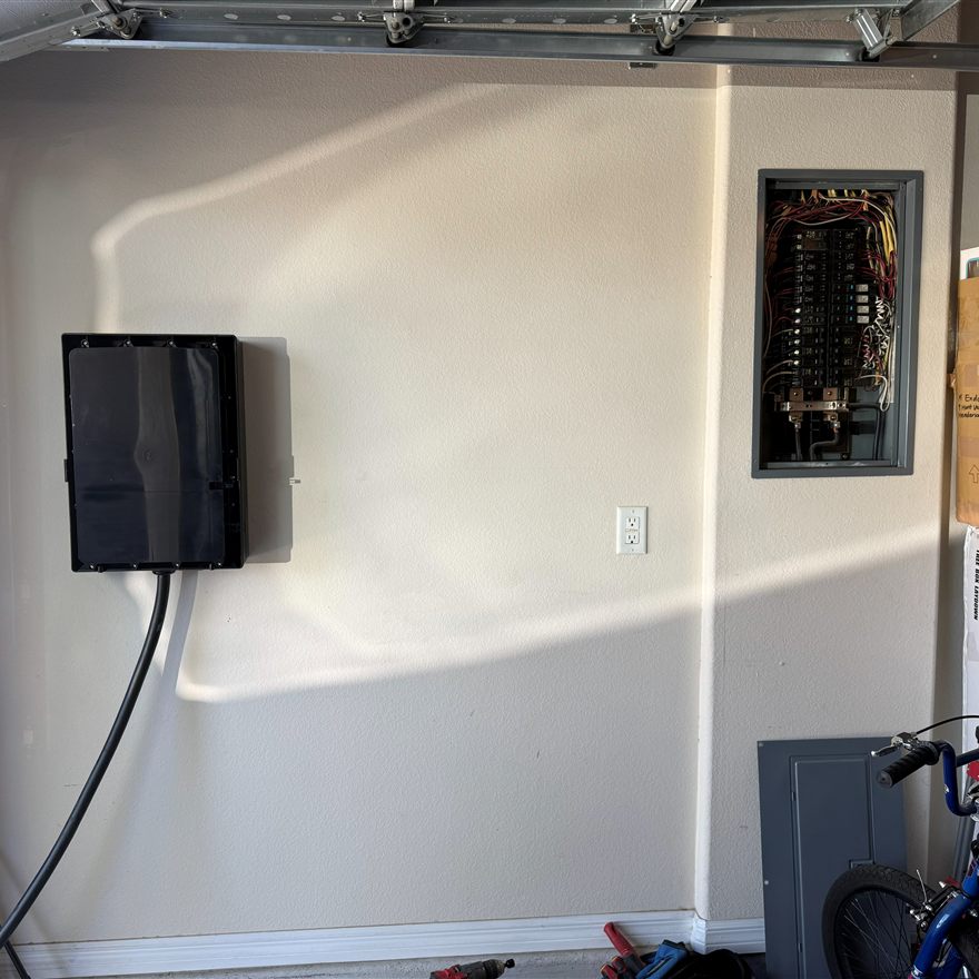 Level 2 charger wiring