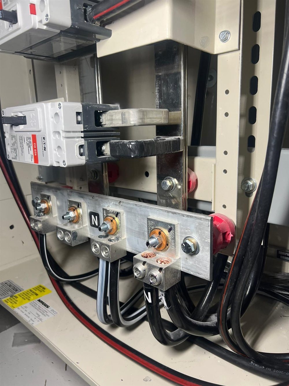 Clean, labeled finished electrical panel built to last